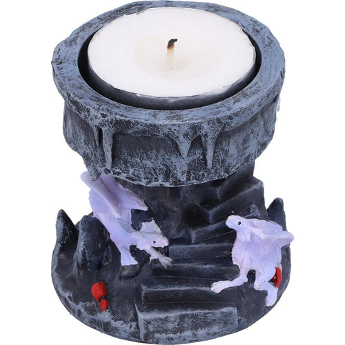 Anne Stokes Dragon Mage Tea Light Holder 6cm