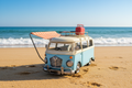Camper Van Beach Scene v2-Mystic-Cave