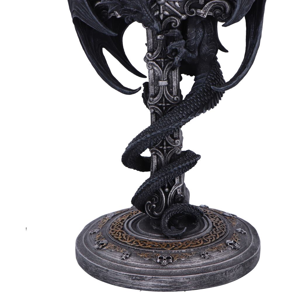 Draconis Crucis – Gothic Dragon Crucifix Table Lamp