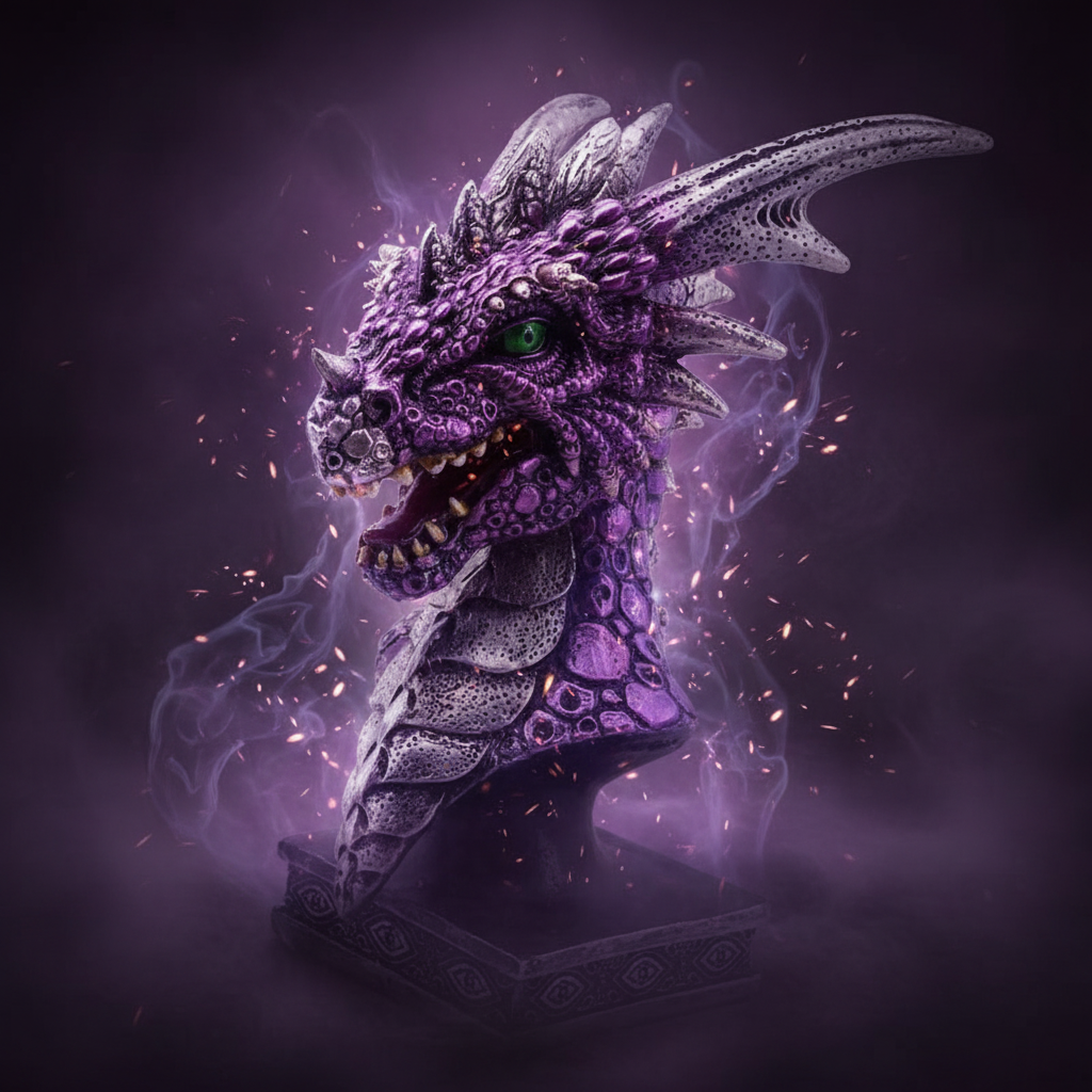 Dragon Head Purple-mystic-cave