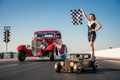 Hot Rod Drag Race Lighter Scene-Mystic-Cave