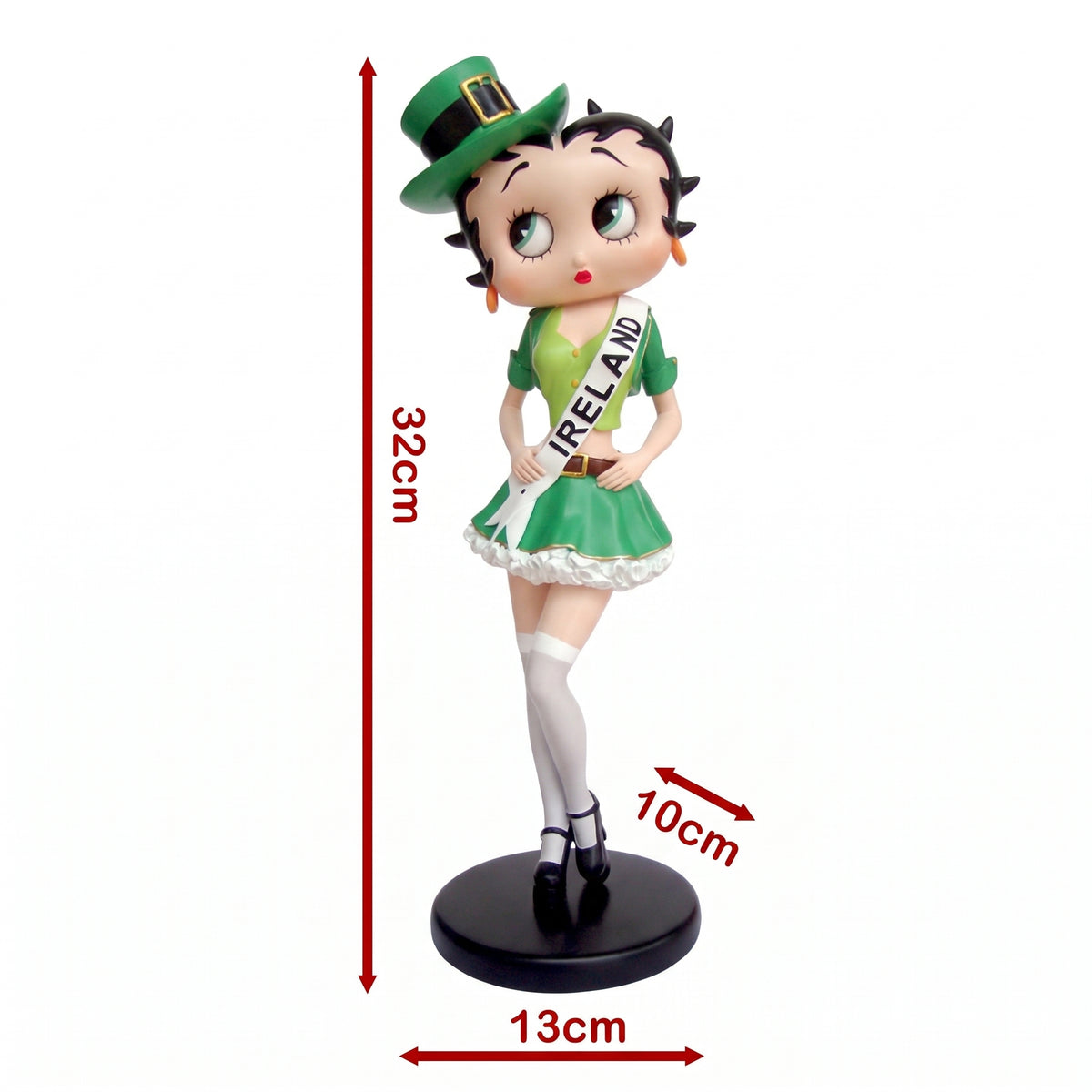 Betty Boop in Ireland Costume Figurine, 32cm
