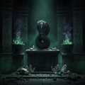 Ouroboros Snake Figurine - Dark Occult Temple-Mystic-Cave