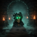 Reaper Head With Bats LED - Gothic Background