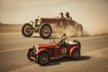 Red Racing Car 1920s Race Track Scene-Mystic-Cave