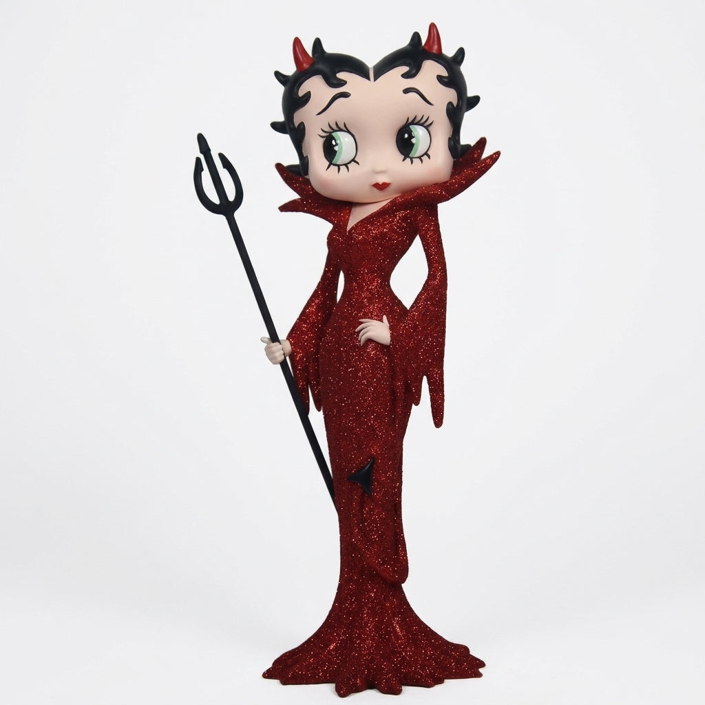 Betty Boop Devil in Red Glitter Dress 30.5cm
