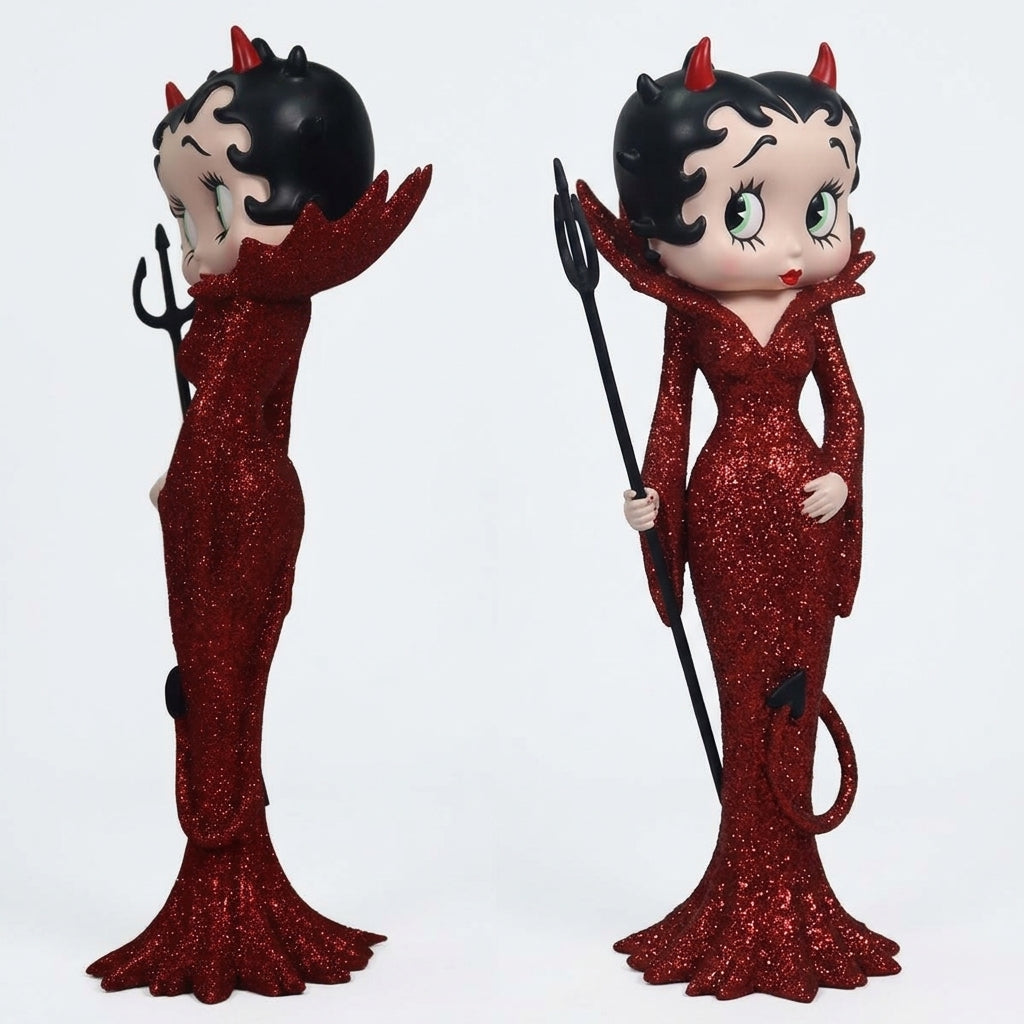 Betty Boop Devil in Red Glitter Dress 30.5cm