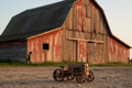 Rusty Tractor Old Barn Scene-Mystic-Cave
