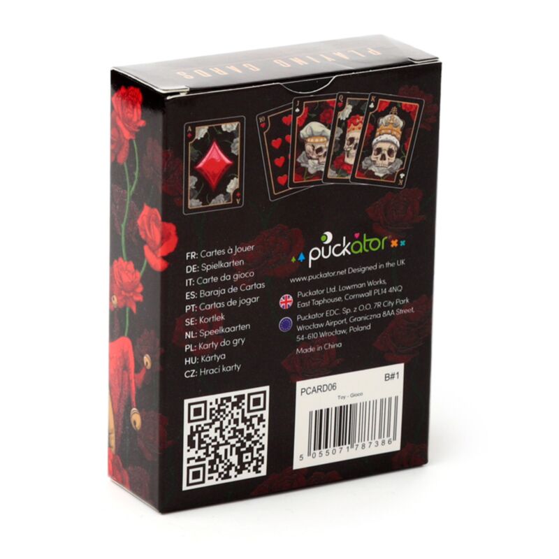 Skulls and Roses Standard Playing Card Deck