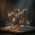 Steampunk Dragon - Atmospheric Background