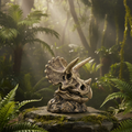 Triceratops Skull Jurassic Park Background-Mystic-Cave
