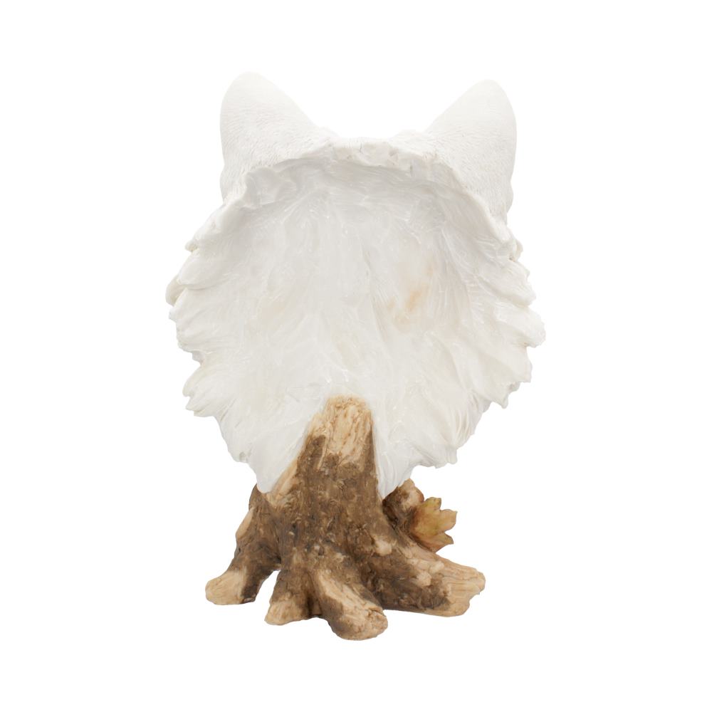 Wild Winter White Wolf Bust - 27.5cm